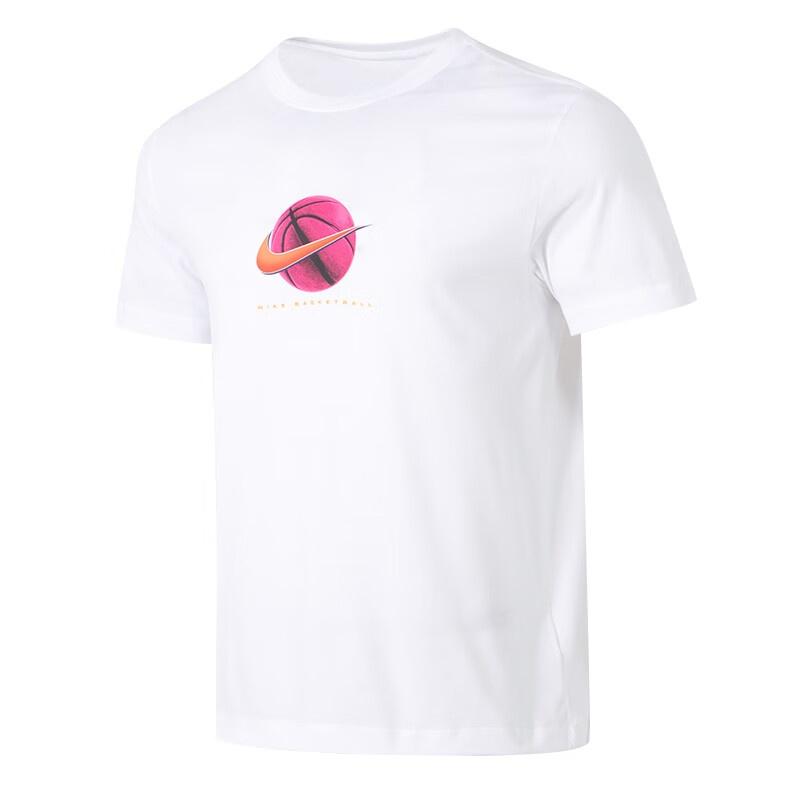 Nike Dri-FIT Basketball T-Shirt White Men s HJ3465-100 L