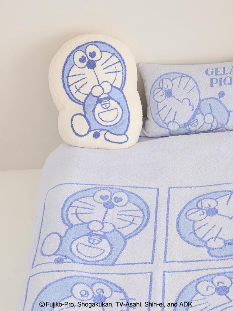 Baby Moko Jacquard Cushion PSGG261826 BLU F [Doraemon] [Sleep]