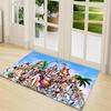 Custom Tropical Pirate Women Crew Carpet Rug Soft Washable Anti Slip Home Living Room Sofa Mats Personalized Christmas Rug