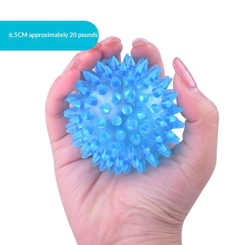 Tpr Hand Finger Grip Ball For Elderly Massage Rehabilitation Exercise Training Ergonomic Design Hand Therapy Ball