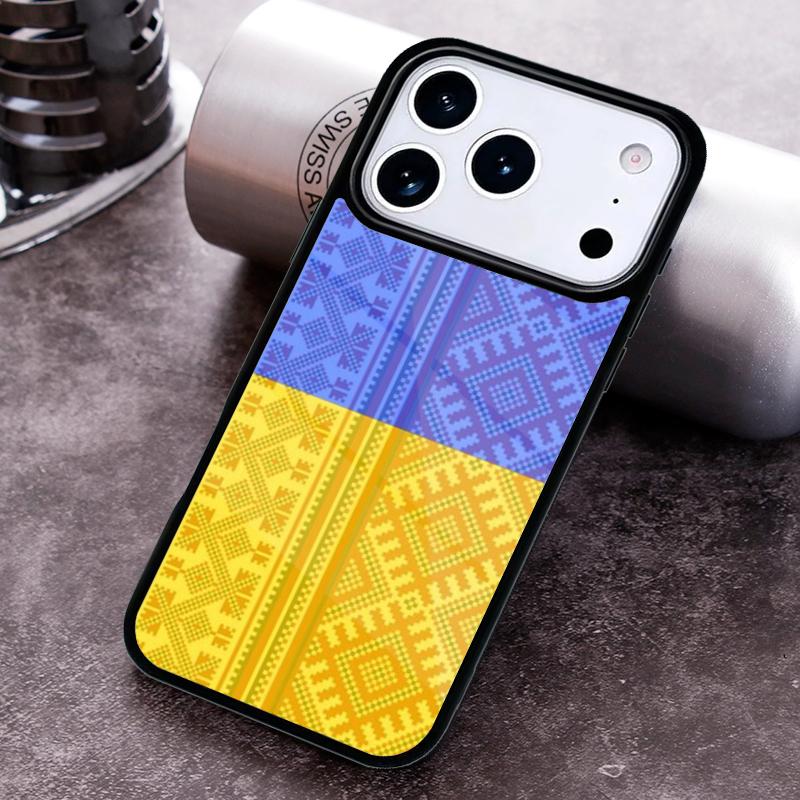 Vintage Ukrainian Flag Of U=kraine Retro Style Phone Case For iPhone 17,16e,15,14,13,12,11,Mini,Pro,MAX soft Silicone Cover