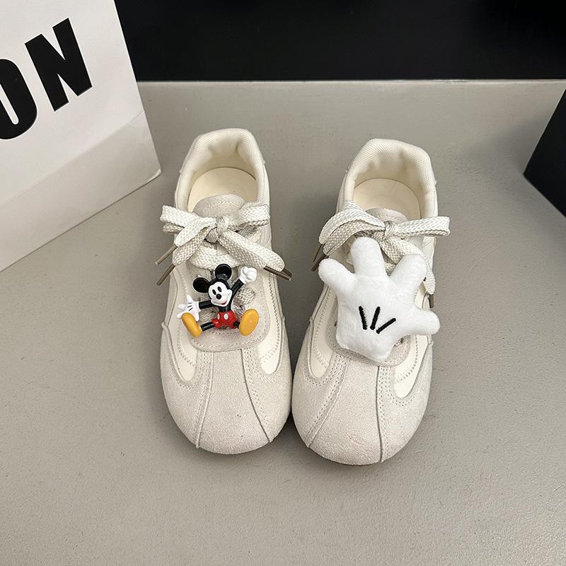 

Popular German training shoes women s summer 2025 new thin breathable flat-bottomed versatile Forrest Gump shoes sports and leisure board shoes 35 бежевый