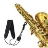Curea de gât din piele artificială pentru saxofon alto tenor ajustabilă cu închidere cu cârlig