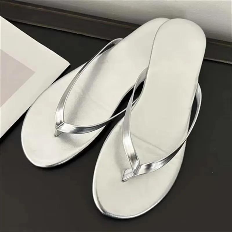 Fashion Eilyken Summer Clip Toe Flat Heels Slippers Women Casual Outdoors Beach Shoes Concise Flip Flops Zapatos De Mujer