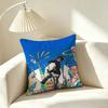 J-Juice WRLD 999 Emo Rap Pillow Case Square Double-Sided Sofa Cushion Cover Bedroom Bedside Pillow