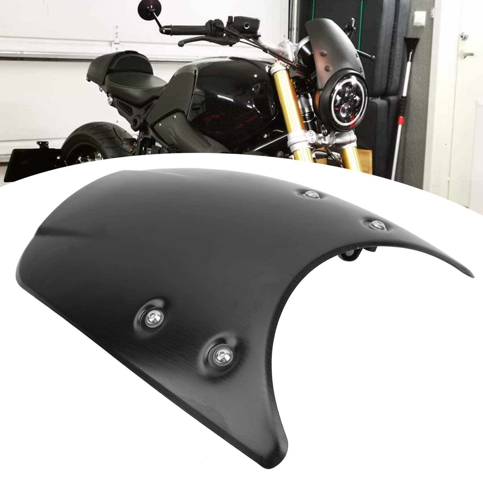 

Motorcycle Aluminum Front Windscreen Shield for Compatible with R nineT nineT Scrambler Windshield, Windscreen, Modifications, nineT/R Pure/R