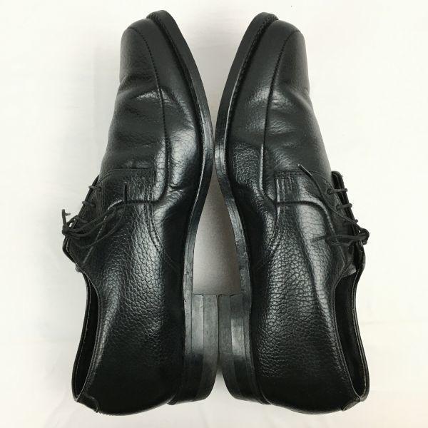 80er Jahre Vintage WEYENBERG MASSAGIC U-Tip Businessschuhe Schwarz Größe 9EEE / 27.0cm(GEBRAUCHT)