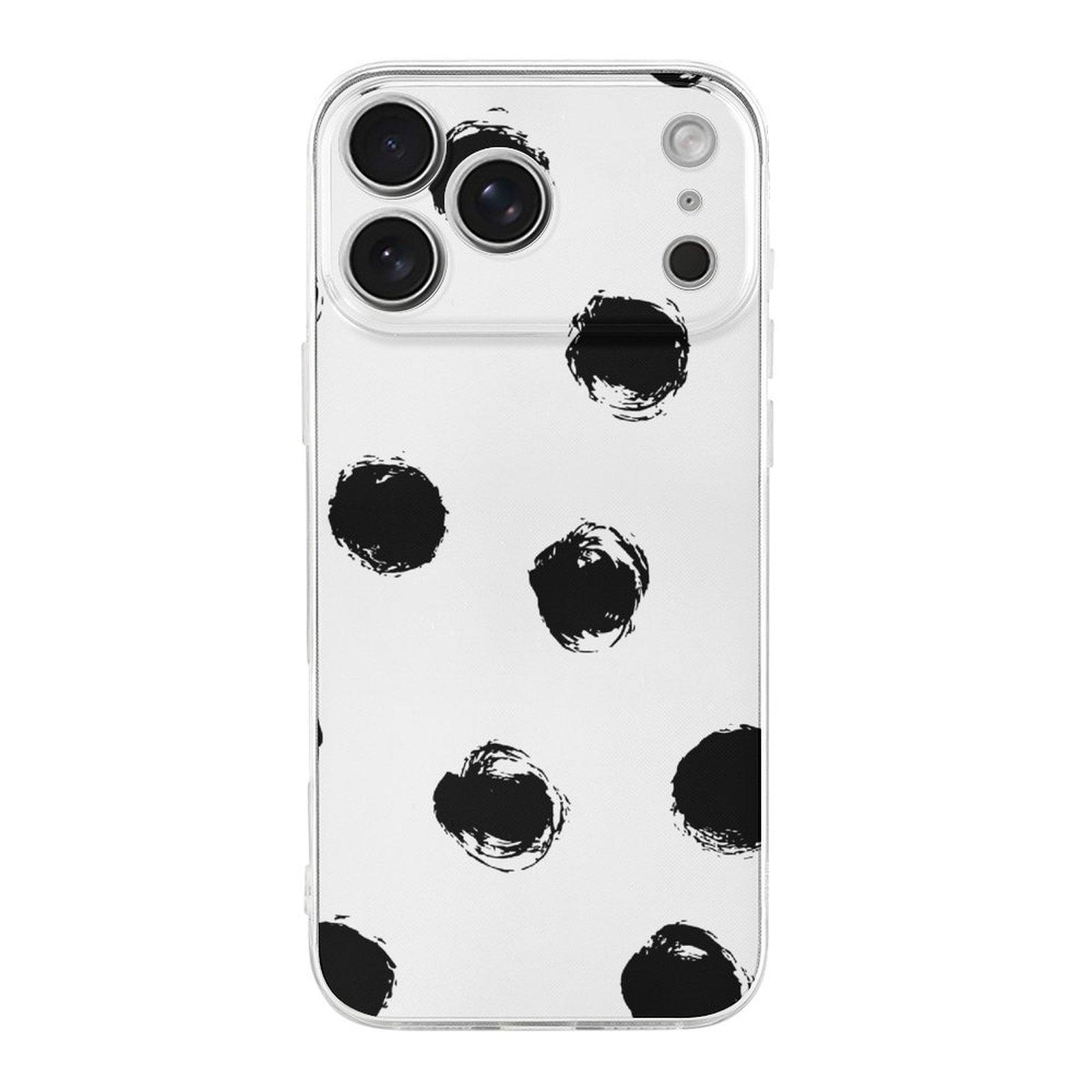 

1 Pack For iPhone 17 Series TPU Phone Case Camera-Protection Anti-Slip Clear Design, Daily Protection IPHONE-17ProMax белый