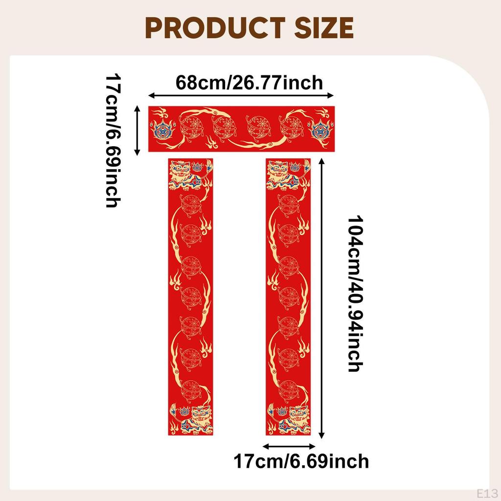 5 Sets Blank Couplet Paper Decor Chunlian Red Xuan for Store Restaurant Shop Office Home