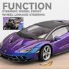 1/18 Lamborghini Scale Centenario LP770-4 Super Racing Car Alloy Metal Diecast Model High Simulation Sound & Light Gift for Boy