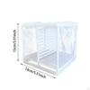 Aquarium Fishes Breeding Box Accessories Fry Feeding Protective Mesh for Guppy