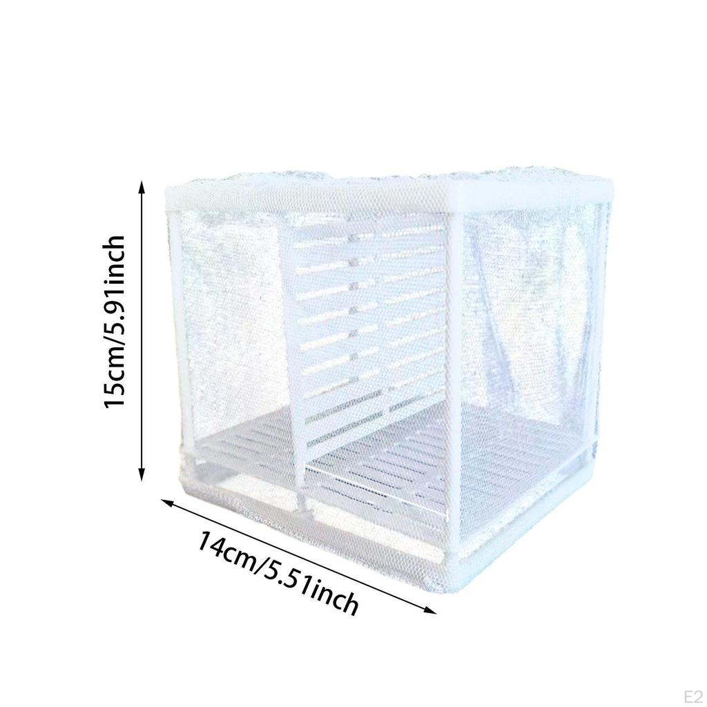 Aquarium Fishes Breeding Box Accessories Fry Feeding Protective Mesh for Guppy