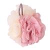Two-Color Bath Loofah - Durable, Cute Shower Ball for Adults and Young Girls, Back Scrubber Bath Flower.