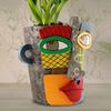 Resin Abstract Beauty Face Flower Pot Funny Face Flower Pot Colorful Face Abstract Planter Art Flower Pot for Plant Lover Gift
