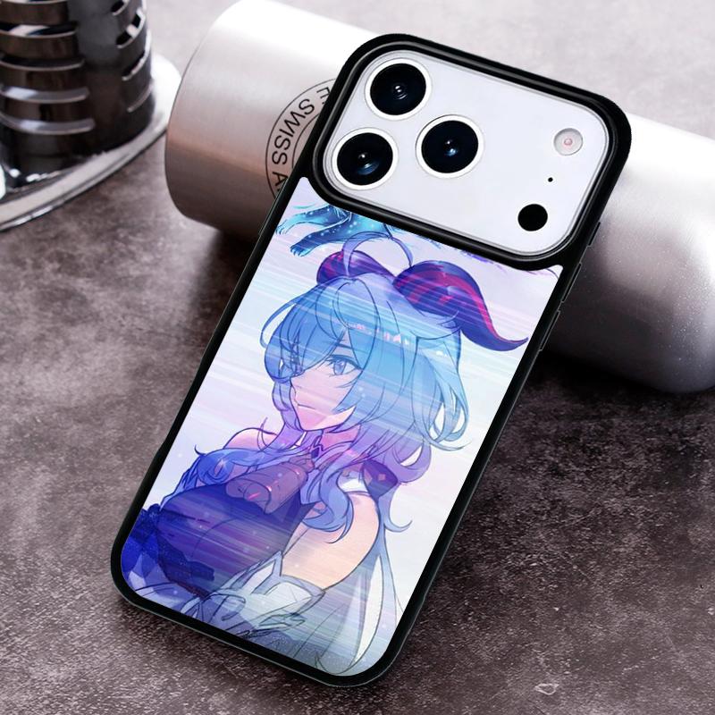 Ganyu Genshin Impact Phone Case for iPhone 17 16 15 Pro Max Air 14 13 12 11 Plus Shockproof Cover