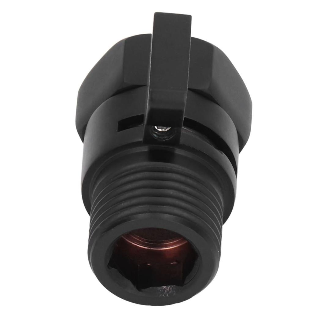 G1/2 Shut Off Valve Brass Water Control Valve Black Shower Head Sprayer Valve for Household Bathroom