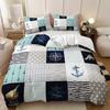 Comforter 3D Printed Anchor Bedding Set Anime Boys Girls Twin Queen Size With 1-2 Home Decor
