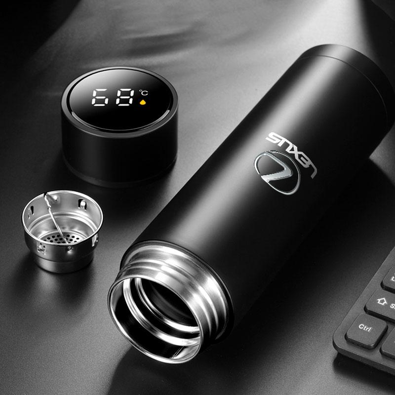 1Pcs Car Water Cup Creative Mass Simple Temperature Cup Accessories For Lexus RX 300 IS 250 300 GX 400 460 UX 200 NX LX GS ES