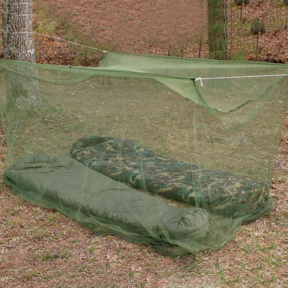 Portable Mosquito Netting Polyester Insect Tent Mosquito Net Lightweight Breathable Free Installation for Outdoor Fishing Hiking