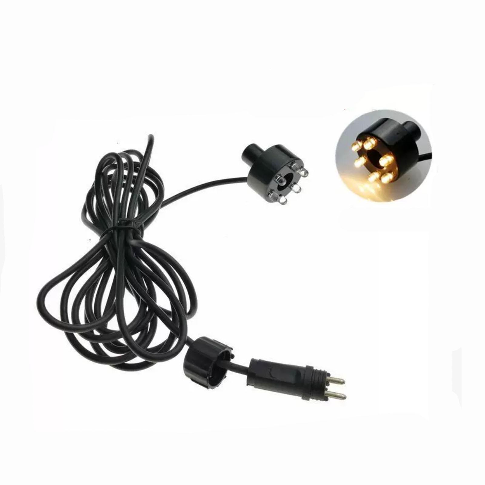 

ABS RGB 6 LED Underwater Lights Bright And Dazzling Visual Effect For Aquariums And Swimming Pools