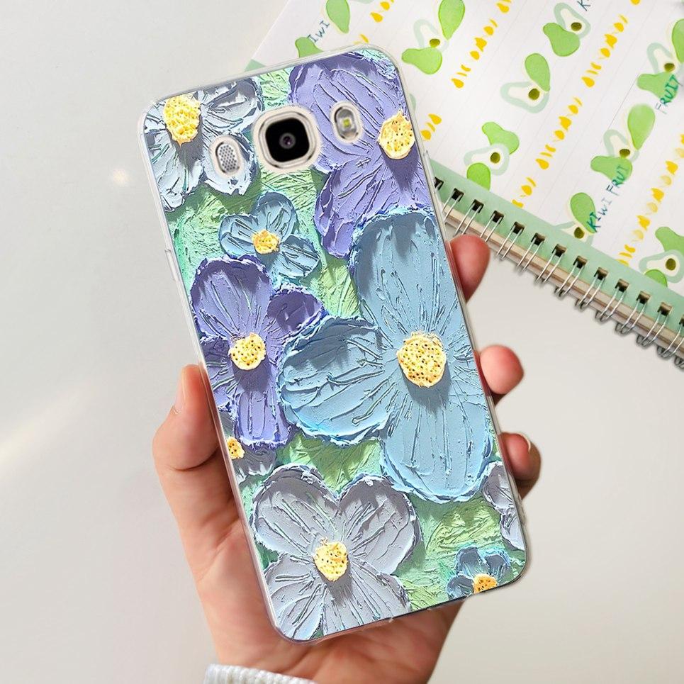 For Samsung Galaxy J5 2016 J7 2016 Phone Case Smiling Astronaut Painting Clear Housing On Samsung J7 2016 J 5 7 Galaxy Bumper