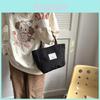 Stylish Japanese Tote Bag With Spacious Design Perfect For Commuters In Black And Khaki
