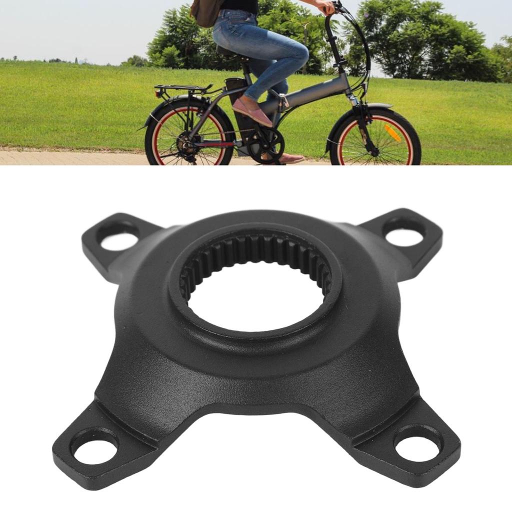 Motor Bike Gear Adapter 4 Jaw Base Mid Drive Chainring Spider Support for Bafang M500 G520 M600 G521 M510