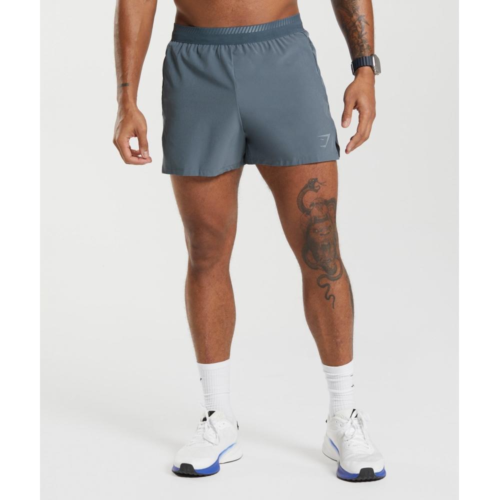 

Шорты GYMSHARK Apex Run 4 вечерние синие A3A7Z UBZF