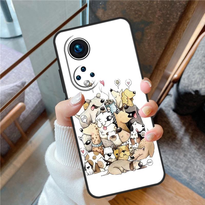 French Bulldog Beagle Dogs Pattern For Honor Magic 8 Pro 7 6 5 Lite Case Cover For Honor 200 400 50 70 90 X8a X8b X9a X9b X9c