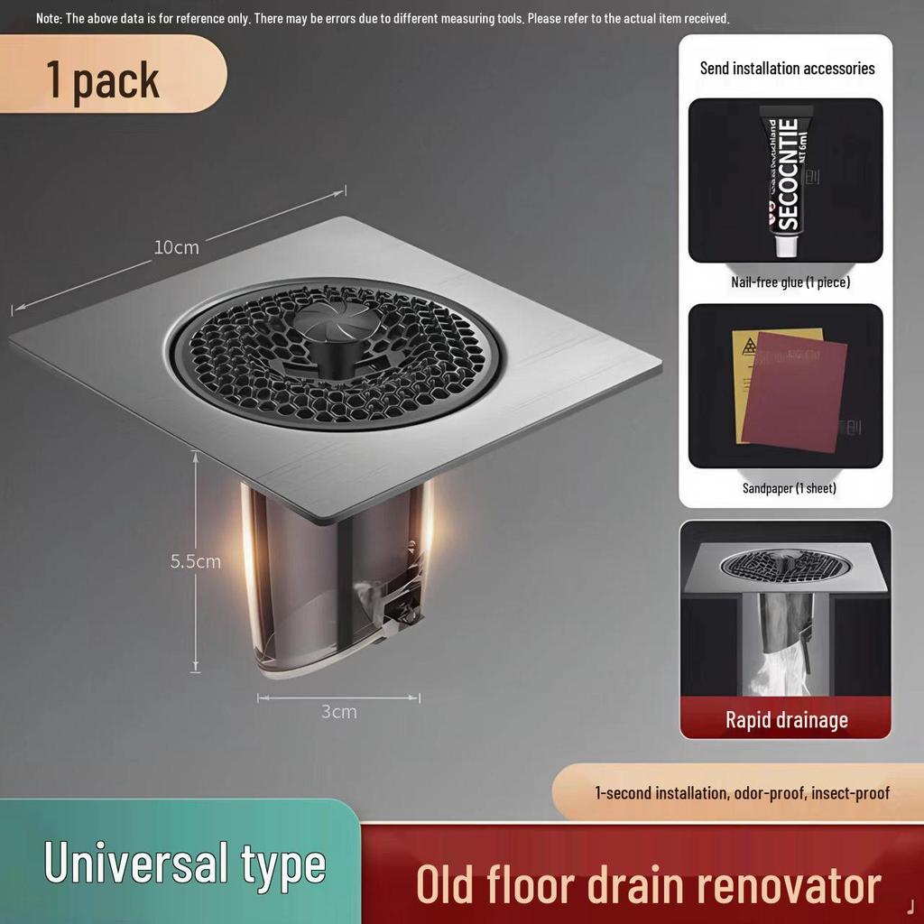 Three-Way Anti-Odor Drain Connector for Washing Machine & Dryer