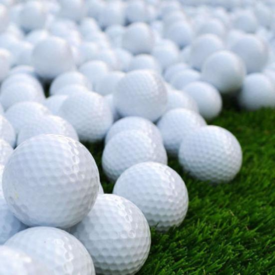 Pachet de 4 mingi de golf din spumă pentru antrenament mingi de golf cu senzație realistă pentru antrenament de zbor limitat Minge sportivă mingi elastice din spumă pentru utilizare în interior și exterior