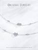Moissanite 925 Sterling Silver Minimalist Heart-shaped Geometric Design Diamond Bracelet Adjustable Stacked Fashion Wedding Gift