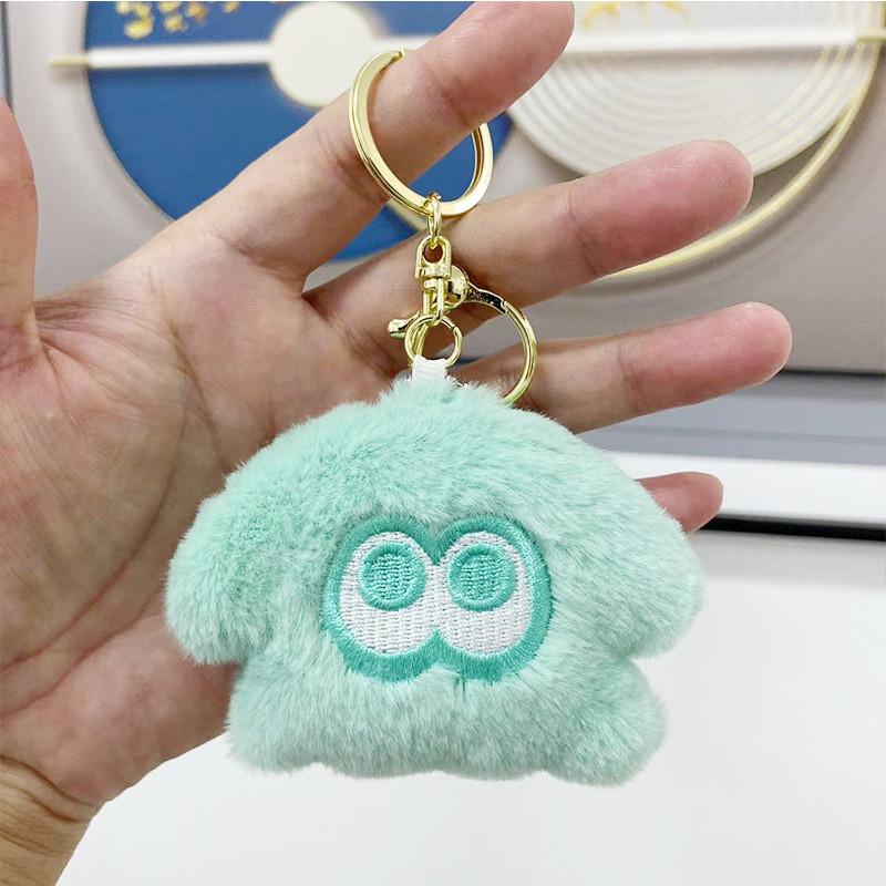 Colorful Squid Plush Keychain With Pp Cotton Filling Charming Backpack Decoration