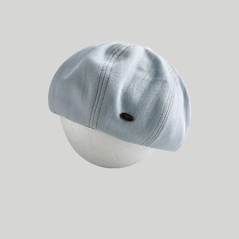 Женская джинсовая берет-шляпа 56-58cm