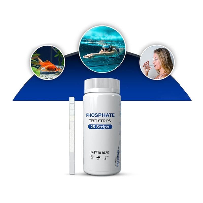 BAAJ-J2HA For Pools Water Quality Test Strips Multi-Parameter Including Phosphate Detection