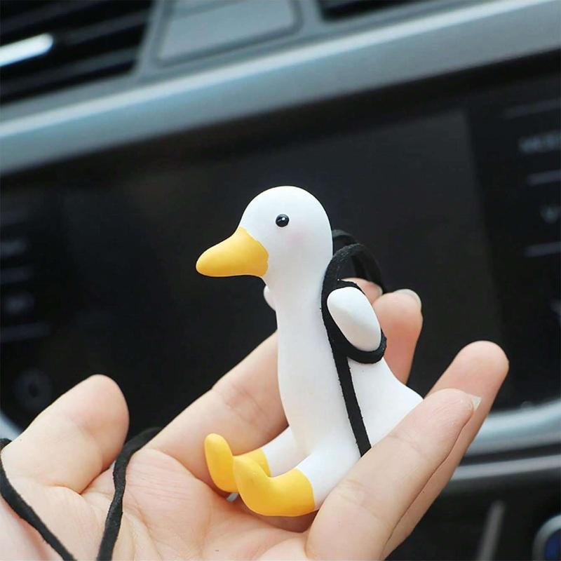 Cute Goose Car Ornament To Add Some Charm for Your Ride