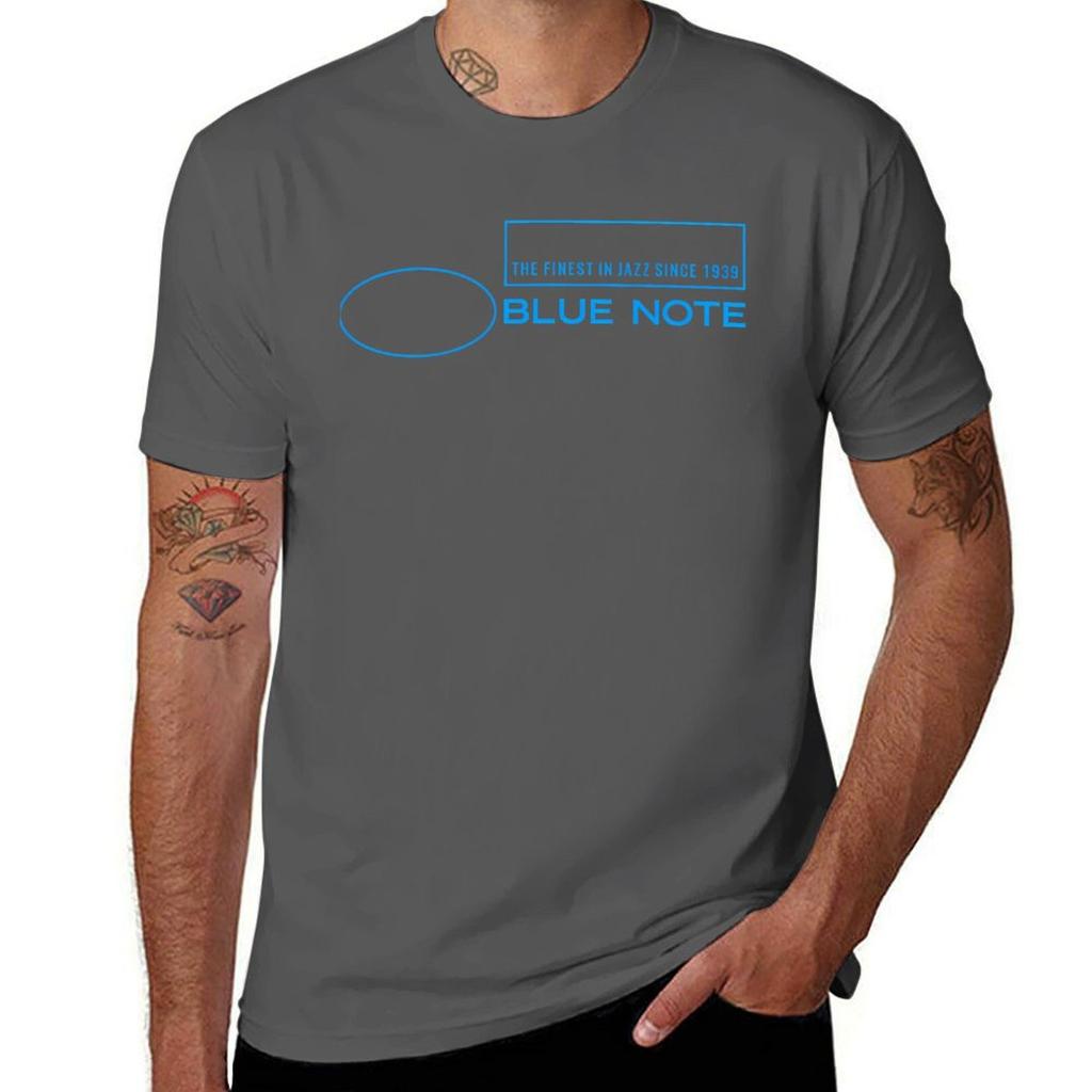 Blue Note 1961 Logo T-Shirt All Match Basic Kurzarm Top