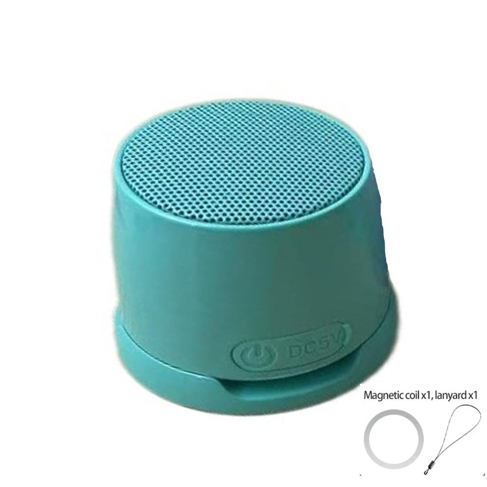 Bluetooth 5.3 Magnetic Mini Speaker Anti Lost Portable Sound Box RGB Light Speaker  Home Party