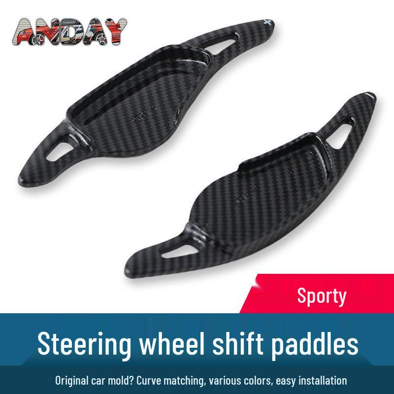 BMW Carbon Fiber Shift Paddles for New 5 Series, X5, X6, X3, X4, and 3 Series Interior Modification