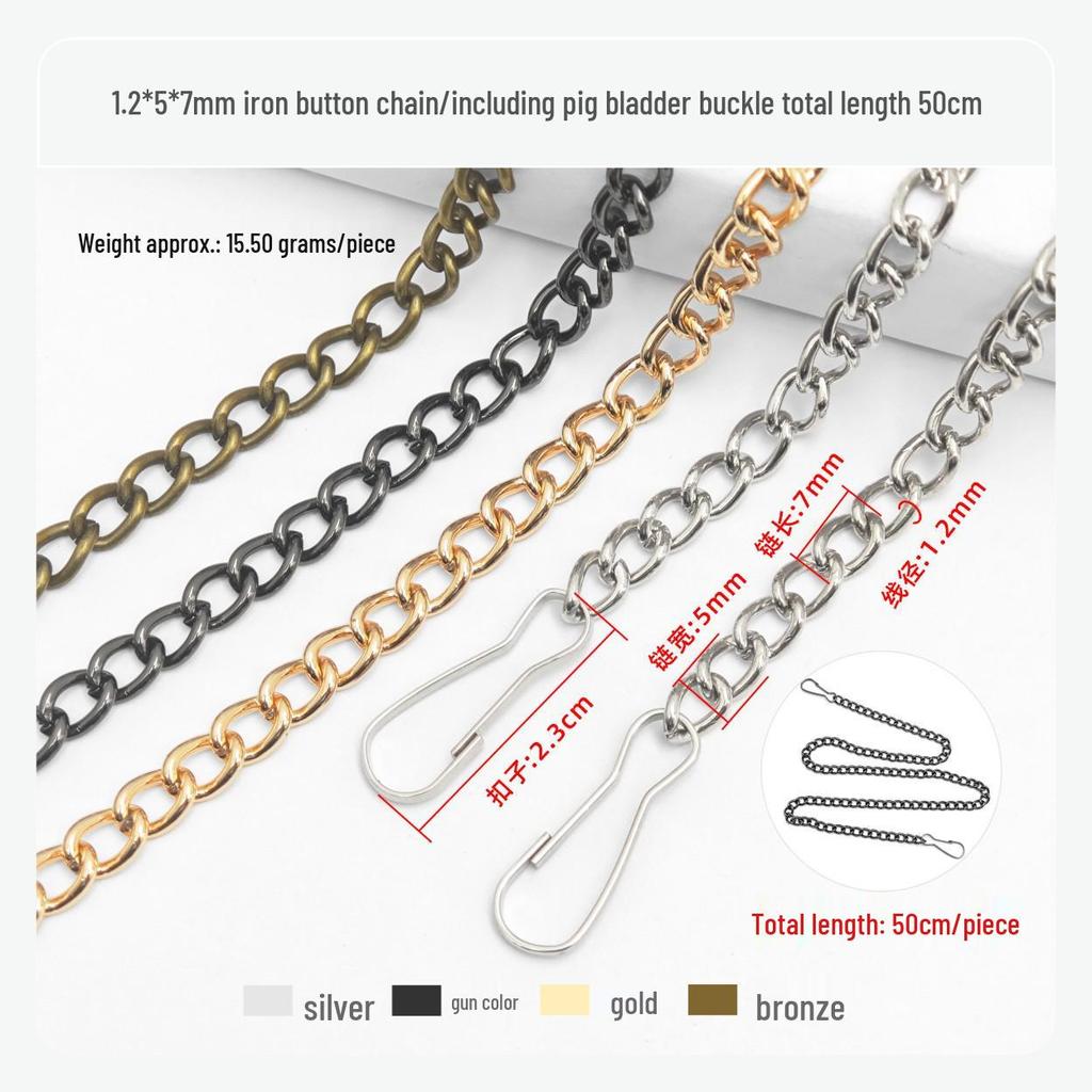 Buckle Twist Chain for DIY Jewelry & Hanging Signs