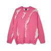 Vintage American Style Oversized Knit Sweater Teens Warm Thick Fuzzy Pullover Streetwear