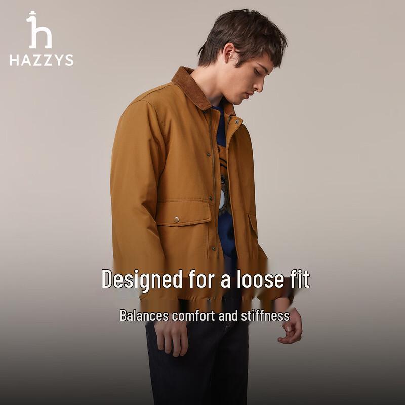 

HAZZYS Men s PHIZ Series Corduroy Collar Padded Jacket 2XL