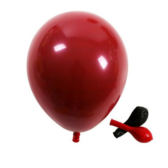 10-Inch Double-Layer Pomegranate Red Balloons for Wedding Decoration
