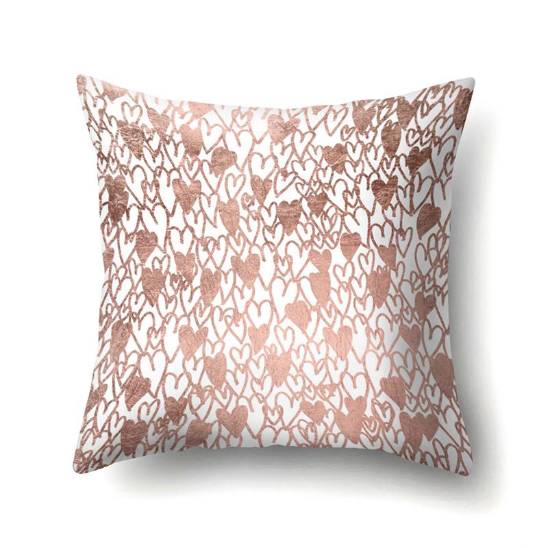 Polyester Pillow Case Automobile Decoration Home Print Pillow Case Automobile Sofa Waist Cushion Cover