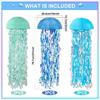 Pack of 6 Undersea Jellyfish Hangings Colorful Decorations for Sea Themed Parties and Baby Nurse Environment