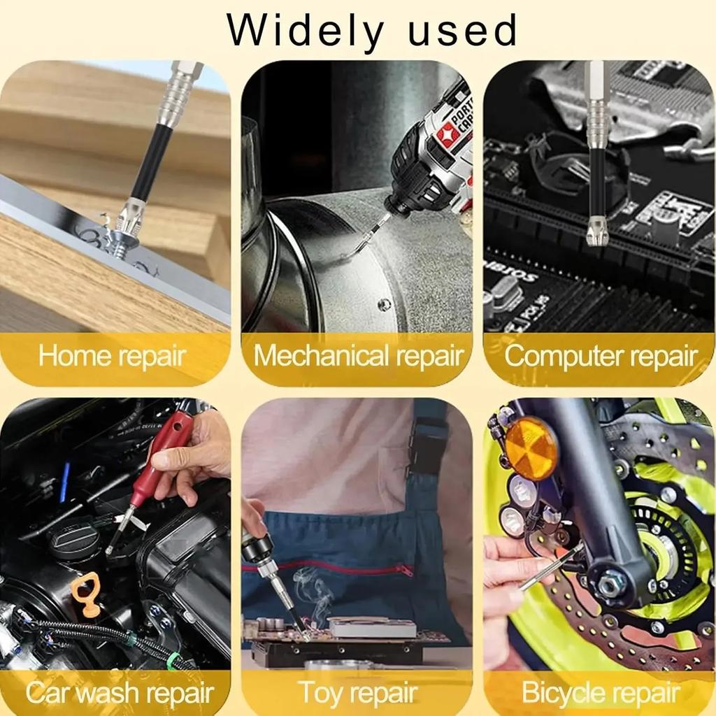 K5 Anti slip Screwdriver Head S2 Strong Magnetic 5A Black Cross Screwdriver Head Hand Drill Electric Screwdriver