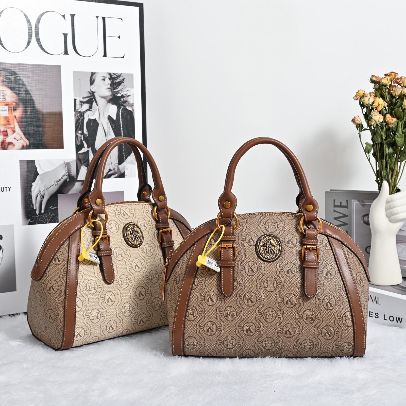 

2025 Women s High-End Retro Shell Handbag - Large Capacity Tote & Crossbody світлого кольору хакі