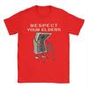 Respect Your Elders Retro Gaming Funny Gamer Controller 80s Cotton TShirt For Adult Summer  TShirts O Neck Tees Oversized Tops