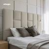 Panel tapicerowany wezgłowie Duo PP Linora Cashmere beżowy 60x30 cm 1szt