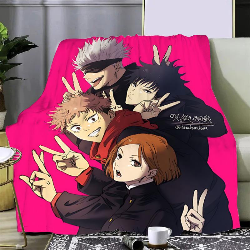 Hot Japan Anime K-KaisenS Printed Blanket Picnic Blankets Blanket Soft Comfortable J-JujutsuS Blanket Home Travel Birthday Gift